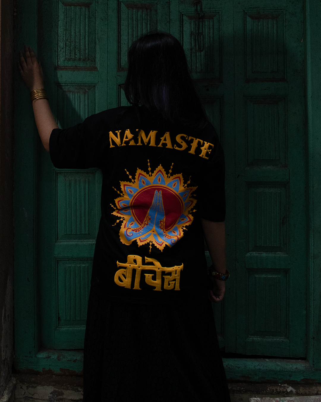 Namaste Bitches Oversized T-shirt, Limited edition