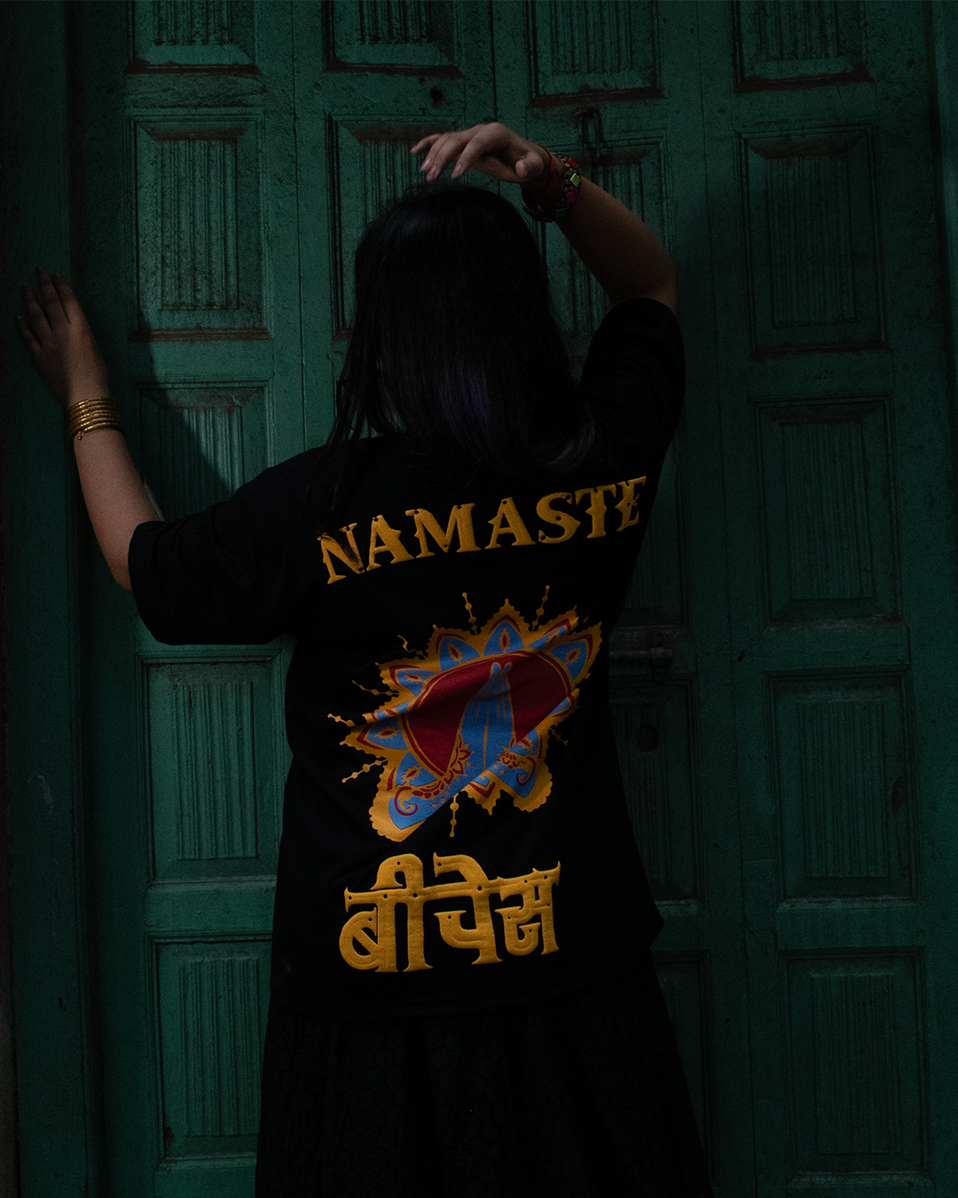 Namaste Bitches Oversized T-shirt, Limited edition