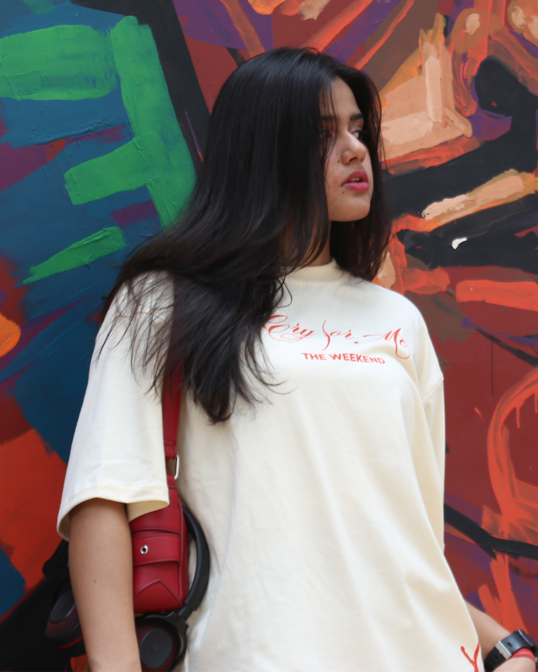 Cry for Me-The Weekend Oversized T-shirt